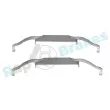 Kit d'accessoires, plaquette de frein à disque RAP BRAKES R-U0118 - Visuel 3