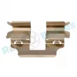 Kit d'accessoires, plaquette de frein à disque RAP BRAKES R-U0120 - Visuel 2