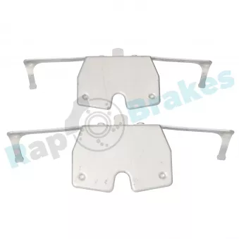 Kit d'accessoires, plaquette de frein à disque RAP BRAKES R-U0122