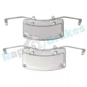 Kit d'accessoires, plaquette de frein à disque RAP BRAKES R-U0124