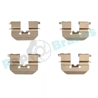 Kit d'accessoires, plaquette de frein à disque RAP BRAKES R-U0127