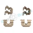 Kit d'accessoires, plaquette de frein à disque RAP BRAKES R-U0127 - Visuel 2
