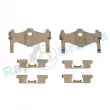 Kit d'accessoires, plaquette de frein à disque RAP BRAKES R-U0128 - Visuel 1
