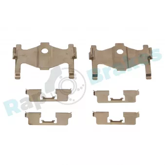 Kit d'accessoires, plaquette de frein à disque RAP BRAKES R-U0128