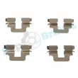 Kit d'accessoires, plaquette de frein à disque RAP BRAKES R-U0132 - Visuel 1