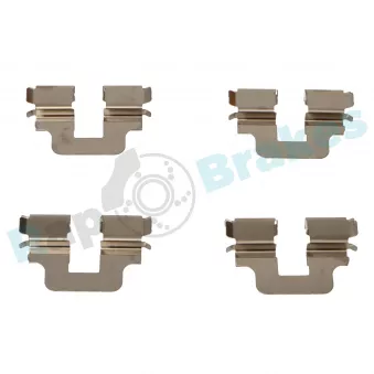 Kit d'accessoires, plaquette de frein à disque RAP BRAKES R-U0132