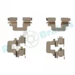 Kit d'accessoires, plaquette de frein à disque RAP BRAKES R-U0132 - Visuel 2