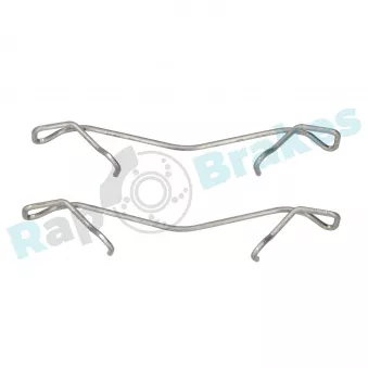 Kit d'accessoires, plaquette de frein à disque RAP BRAKES R-U0134