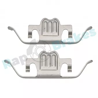 Kit d'accessoires, plaquette de frein à disque RAP BRAKES R-U0138