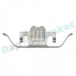 Kit d'accessoires, plaquette de frein à disque RAP BRAKES R-U0138 - Visuel 2