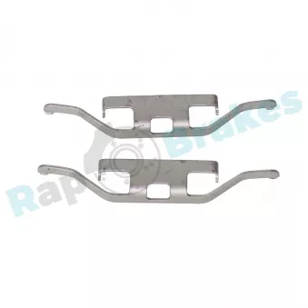 Kit d'accessoires, plaquette de frein à disque RAP BRAKES R-U0139