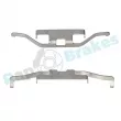 Kit d'accessoires, plaquette de frein à disque RAP BRAKES R-U0139 - Visuel 3