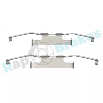 Kit d'accessoires, plaquette de frein à disque RAP BRAKES R-U0140