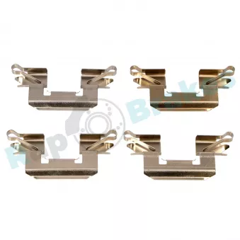 Kit d'accessoires, plaquette de frein à disque RAP BRAKES R-U0141