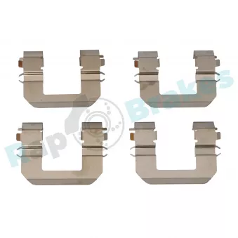 Kit d'accessoires, plaquette de frein à disque RAP BRAKES R-U0142