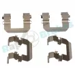 Kit d'accessoires, plaquette de frein à disque RAP BRAKES R-U0142 - Visuel 2