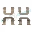 Kit d'accessoires, plaquette de frein à disque RAP BRAKES R-U0142 - Visuel 3