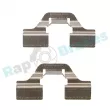Kit d'accessoires, plaquette de frein à disque RAP BRAKES R-U0143 - Visuel 2