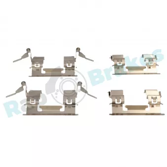 Kit d'accessoires, plaquette de frein à disque RAP BRAKES R-U0144