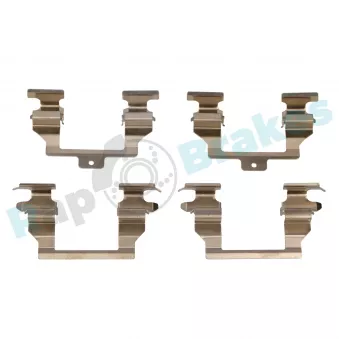 Kit d'accessoires, plaquette de frein à disque RAP BRAKES R-U0145