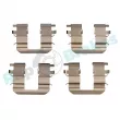 Kit d'accessoires, plaquette de frein à disque RAP BRAKES R-U0146 - Visuel 1