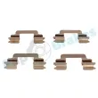 Kit d'accessoires, plaquette de frein à disque RAP BRAKES R-U0148 - Visuel 1