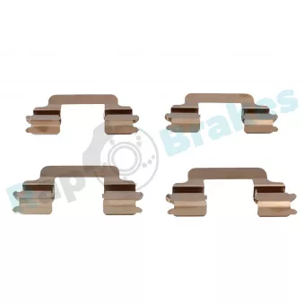 Kit d'accessoires, plaquette de frein à disque RAP BRAKES R-U0148