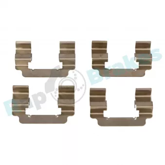 Kit d'accessoires, plaquette de frein à disque RAP BRAKES R-U0152