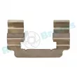 Kit d'accessoires, plaquette de frein à disque RAP BRAKES R-U0152 - Visuel 2