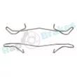Kit d'accessoires, plaquette de frein à disque RAP BRAKES R-U0154 - Visuel 3