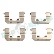 Kit d'accessoires, plaquette de frein à disque RAP BRAKES R-U0155 - Visuel 1