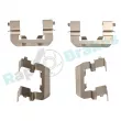 Kit d'accessoires, plaquette de frein à disque RAP BRAKES R-U0155 - Visuel 2