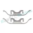 Kit d'accessoires, plaquette de frein à disque RAP BRAKES R-U0158 - Visuel 1