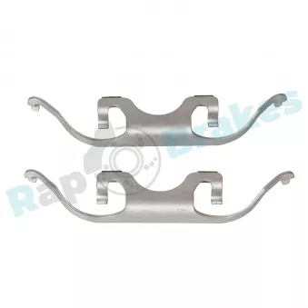 Kit d'accessoires, plaquette de frein à disque RAP BRAKES R-U0158