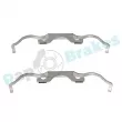 Kit d'accessoires, plaquette de frein à disque RAP BRAKES R-U0158 - Visuel 3