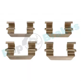 Kit d'accessoires, plaquette de frein à disque RAP BRAKES R-U0159