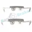 Kit d'accessoires, plaquette de frein à disque RAP BRAKES R-U0161 - Visuel 1