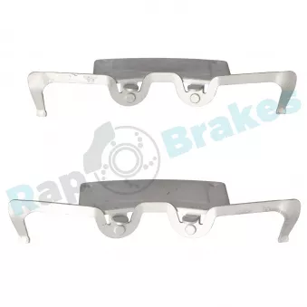 Kit d'accessoires, plaquette de frein à disque RAP BRAKES R-U0161