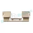 Kit d'accessoires, plaquette de frein à disque RAP BRAKES R-U0162 - Visuel 2