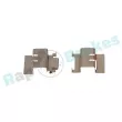 Kit d'accessoires, plaquette de frein à disque RAP BRAKES R-U0163 - Visuel 2