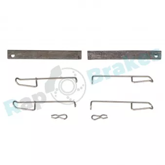 Kit d'accessoires, plaquette de frein à disque RAP BRAKES R-U0166