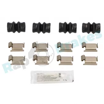 Kit d'accessoires, plaquette de frein à disque RAP BRAKES R-U0167