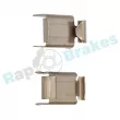 Kit d'accessoires, plaquette de frein à disque RAP BRAKES R-U0167 - Visuel 3