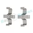 Kit d'accessoires, plaquette de frein à disque RAP BRAKES R-U0168 - Visuel 2