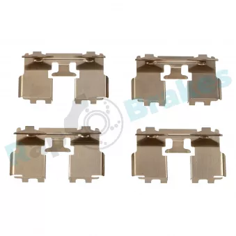 Kit d'accessoires, plaquette de frein à disque RAP BRAKES R-U0170
