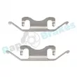 Kit d'accessoires, plaquette de frein à disque RAP BRAKES R-U0171 - Visuel 1