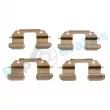 Kit d'accessoires, plaquette de frein à disque RAP BRAKES R-U0172 - Visuel 1