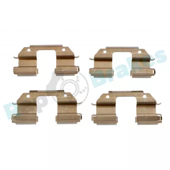 Kit d'accessoires, plaquette de frein à disque RAP BRAKES R-U0172