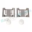 Kit d'accessoires, plaquette de frein à disque RAP BRAKES R-U0173 - Visuel 1