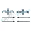 Kit d'accessoires, plaquette de frein à disque RAP BRAKES R-U0174 - Visuel 1